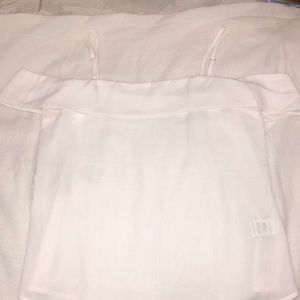 Classy off the shoulder with straps top